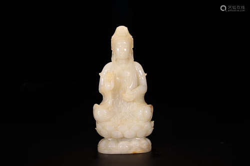 HETIAN JADE GUANYIN ORNAMENT