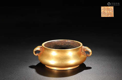 GILT BRONZE CENSER