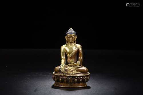 GILT BRONZE BUDDHA