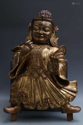 Large Gilt Bronze Figure