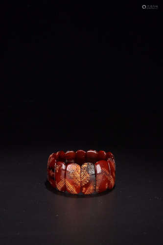 OLD AMBER HAND PIECE