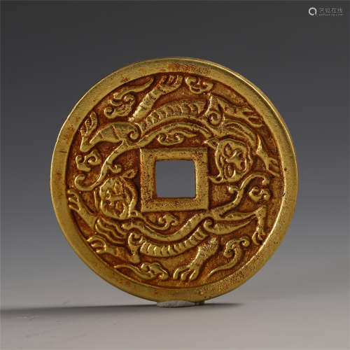 CHINESE GOLD BEAST COIN