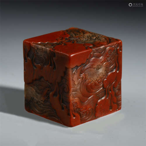 CHINESE RED SOAPSTONE SEAL