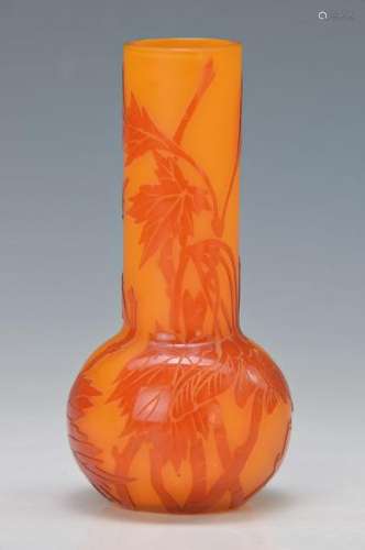 vase, BW, W Weiss, around 1920-30, colorless glass