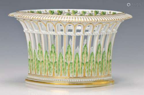 basket bowl, Meissen, Marcolini, around 1790, porcelain