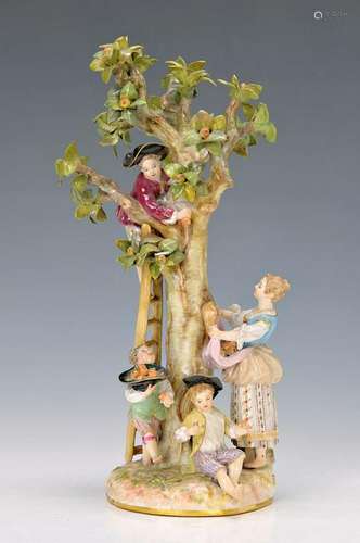 figurine, Meissen, around 1870-80, The Apple Harvest