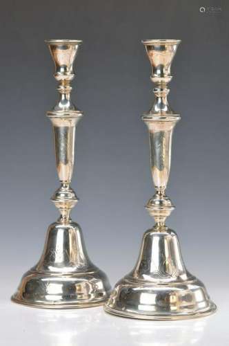 Pair of silver Candlesticks, Austria, around 1890