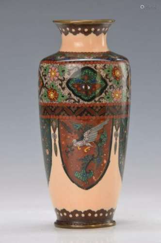 vase, Japan, around 1890, corpus Bronze, finely
