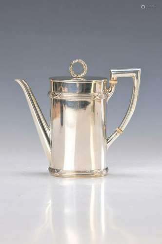 Espresso pot or small coffee pot, silver, Vienna