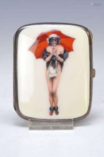 cigarette case, France, on the rear side dated1922