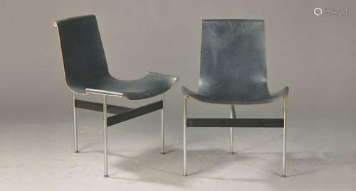 Four Designer chairs, 'T-Chair' 3LC , designed by W