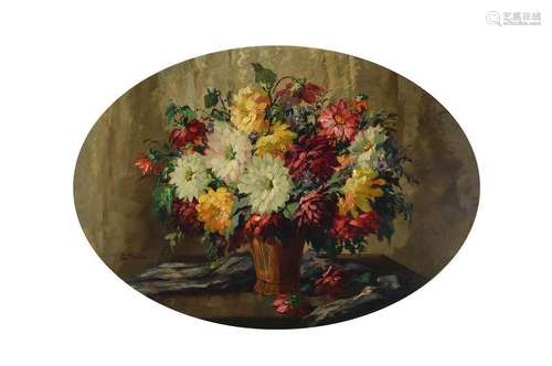 C. Claus, German flower painter, 1st half of the 20th