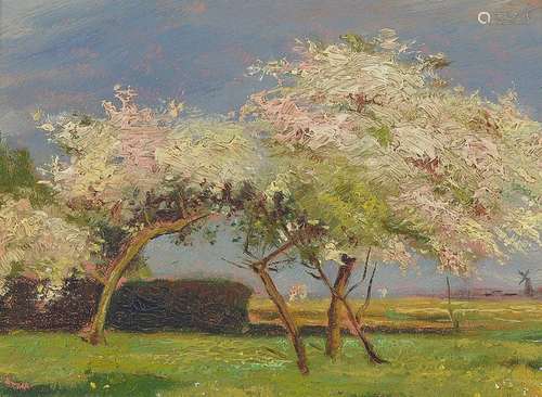 Unknown Impressionist, around 1900, Flowering Fruit