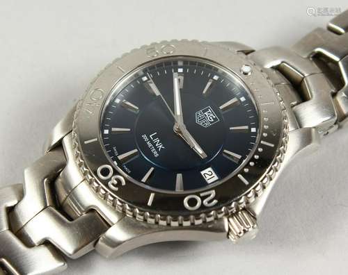 A GOOD TAG HEUER WRISTWATCH, in original box.