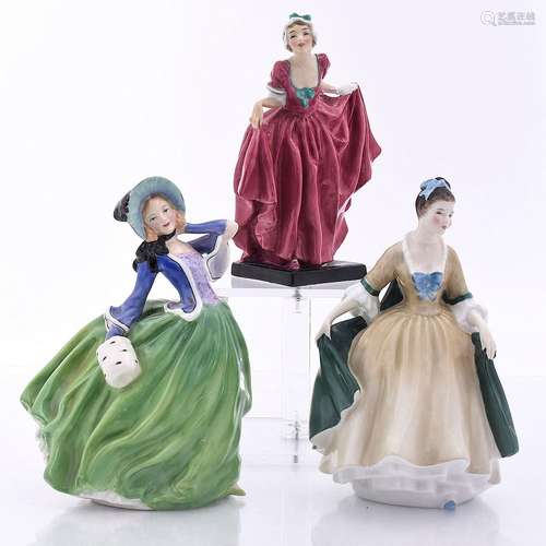 3 ROYAL DOULTON FIGURES, HN1813, HN1772, HN2264