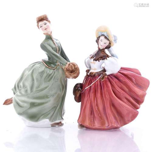 2 ROYAL DOULTON CERAMIC FIGURINES