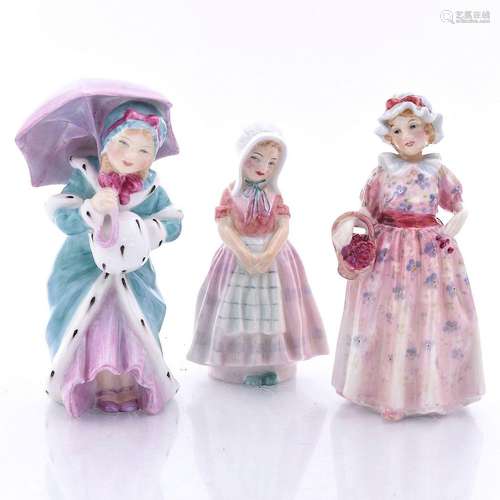 3 ROYAL DOULTON FIGURINES