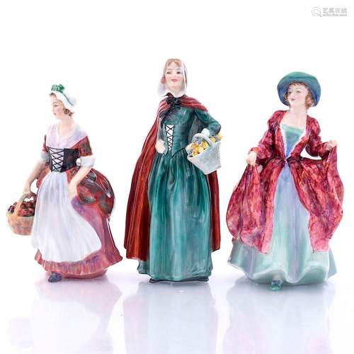 3 ROYAL DOULTON FIGURINES; PRUE, JEAN, MARGARET