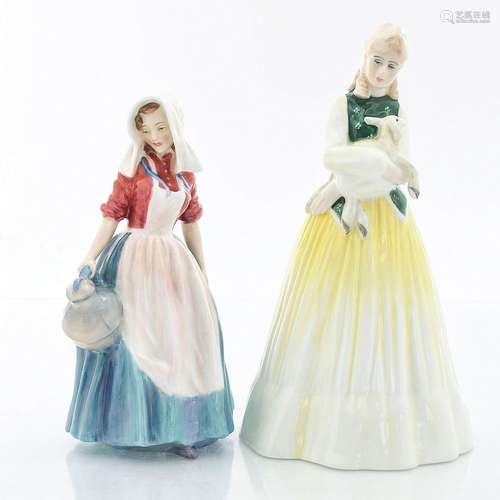 PAIR OF ROYAL DOULTON FIGURINES