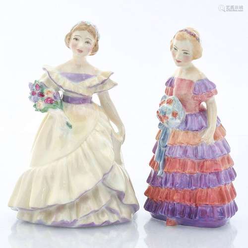 PAIR OF ROYAL DOULTON FIGURINES