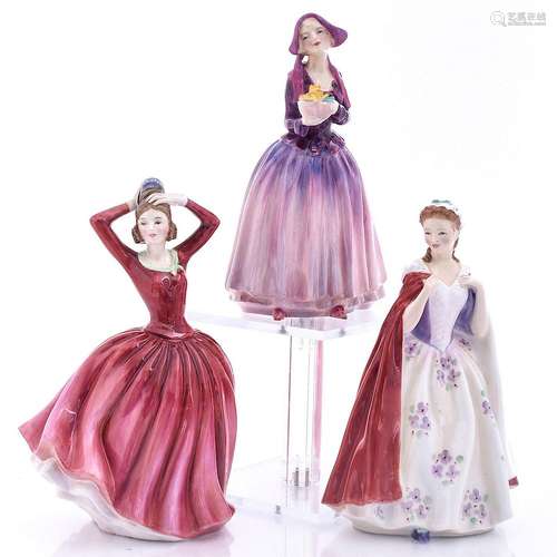 SET OF THREE ROYAL DOULTON FIGURINES