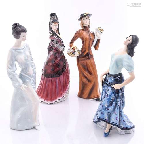 4 ROYAL DOULTON FROM THE HAUTE ENSEMBLE