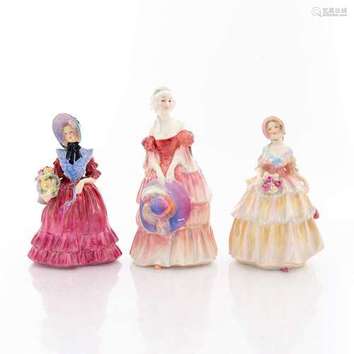 3 ROYAL DOULTON FIGURINES