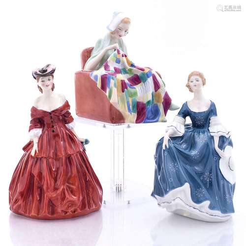 3 ROYAL DOULTON FIGURINES