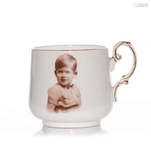 PARAGON SMALL SOUVENIR TEA CUP OF YOUNG PRINCE CHARLES