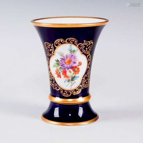 LINDNER KUEPS BAVARIA ECHT COBALT SMALL VASE