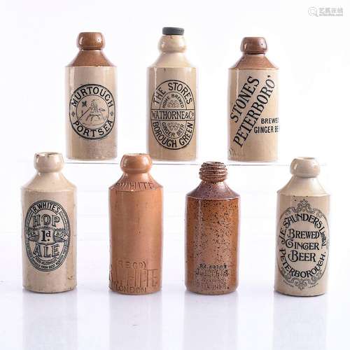 7 DOULTON LAMBETH GINGER BOTTLES