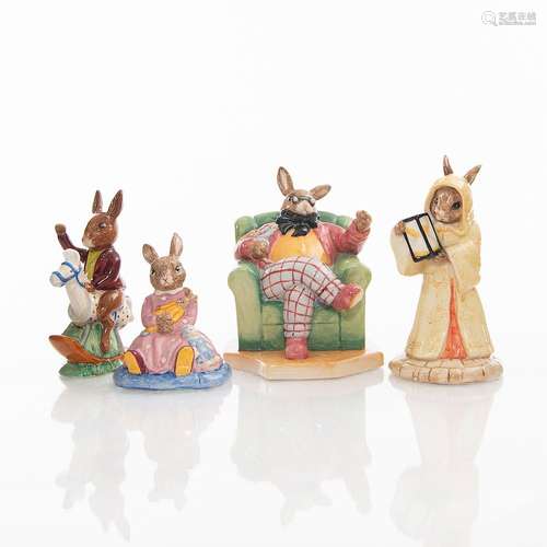 GROUP OF 4 ROYAL DOULTON BUNNYKINS