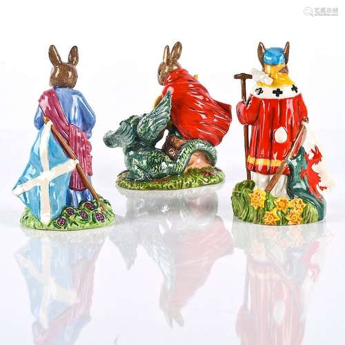 ROYAL DOULTON BUNNYKIN SAINTS FIGURES DB398 DB399 DB400