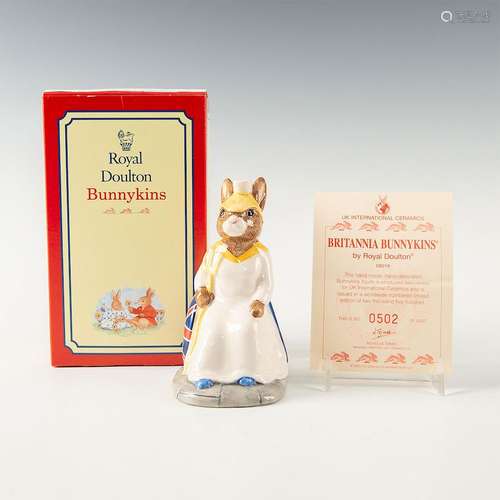 ROYAL DOULTON BUNNYKINS FIGURINE BRITANNIA DB219