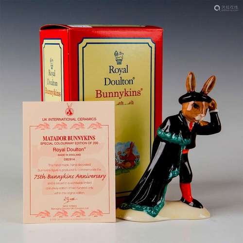 ROYAL DOULTON BUNNYKINS FIGURINE MATADOR DB281