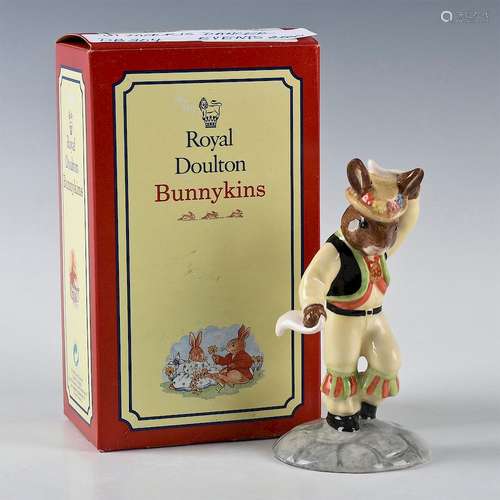 ROYAL DOULTON BUNNYKINS FIGURINE MORRIS DANCER DB204