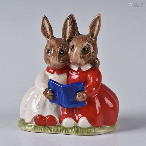 ROYAL DOULTON BUNNYKINS FIGURINE PARTNERS IN COLLECTING