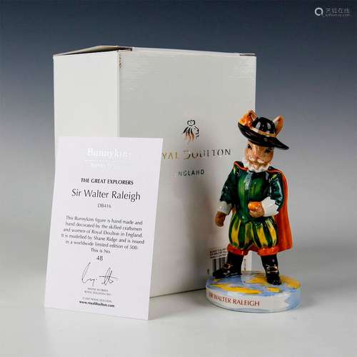 ROYAL DOULTON BUNNYKINS FIGURINE SIR WALTER RALEIGH DB416