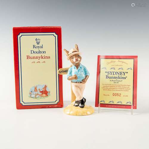 ROYAL DOULTON BUNNYKINS FIGURINE SYDNEY DB195