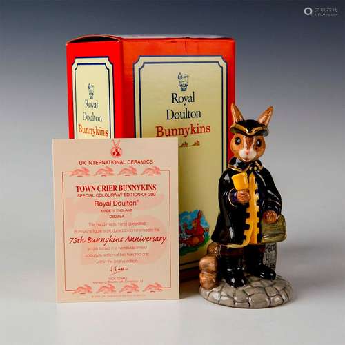 ROYAL DOULTON BUNNYKINS FIGURINE TOWN CRIER DB259