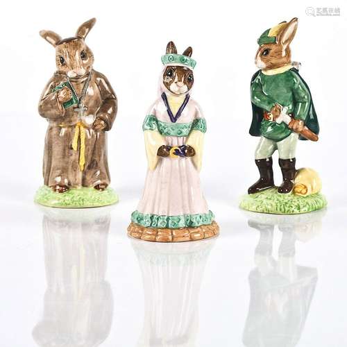 ROYAL DOULTON FIGURINES ROBIN HOOD MERRY MEN BUNNYKINS