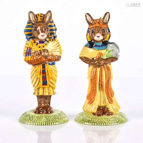 SET OF 2 ROYAL DOULTON EGYPTIAN BUNNYKINS