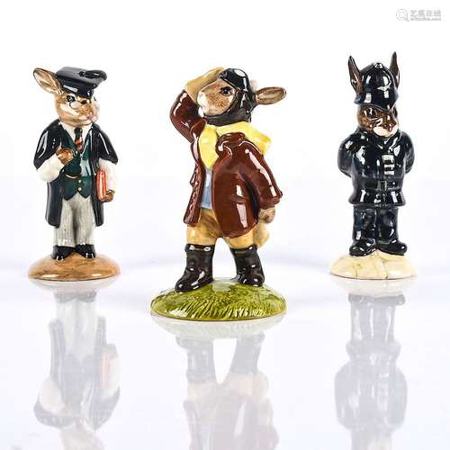 SET OF 3 ROYAL DOULTON PROFESSIONS BUNNYKINS