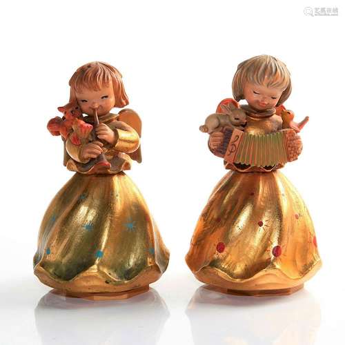 2 ANRI REUGE SWISS MUSICAL MOVEMENT MUSIC BOXES