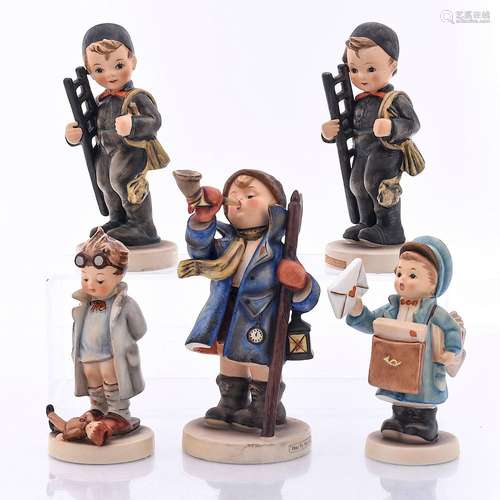 5 COLLECTIBLE GOEBEL HUMMEL FIGURINES