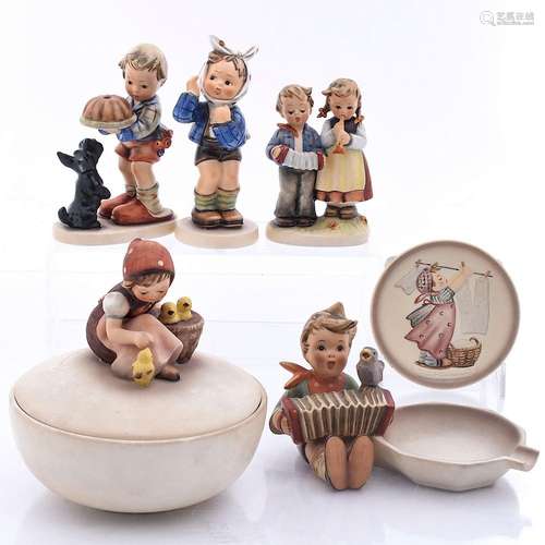 6 COLLECTIBLE GOEBEL HUMMEL ITEMS