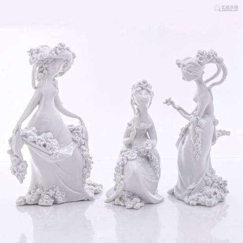 3 ROSENTHAL CERAMIC FIGURINES