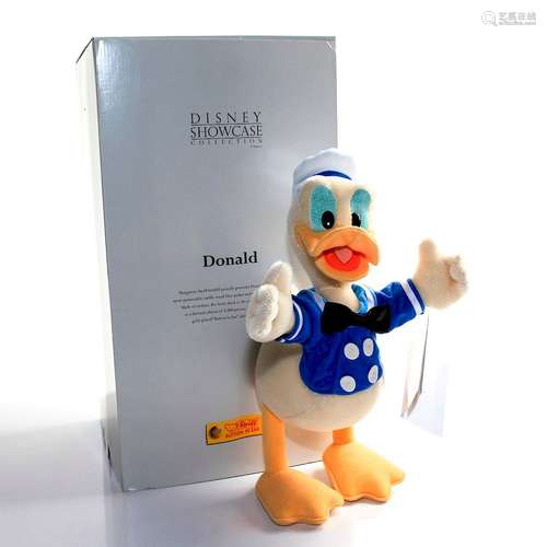 STEIFF DONALD DUCK, WIRE ARTICULATED, IN BOX