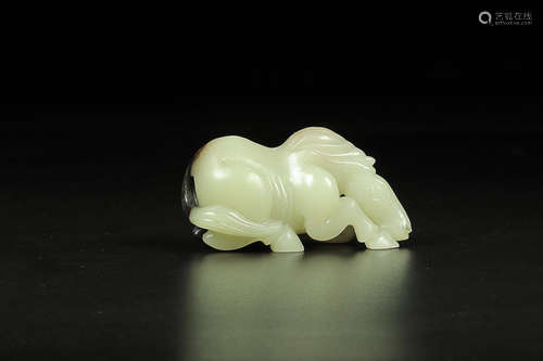 HETIAN JADE HORSE ORNAMENT