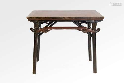Lacquered Chinese Folding Table.